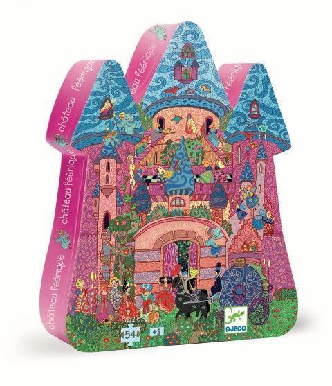 Primera imagen del Puzzle silueta El Castillo Mágico - Djeco