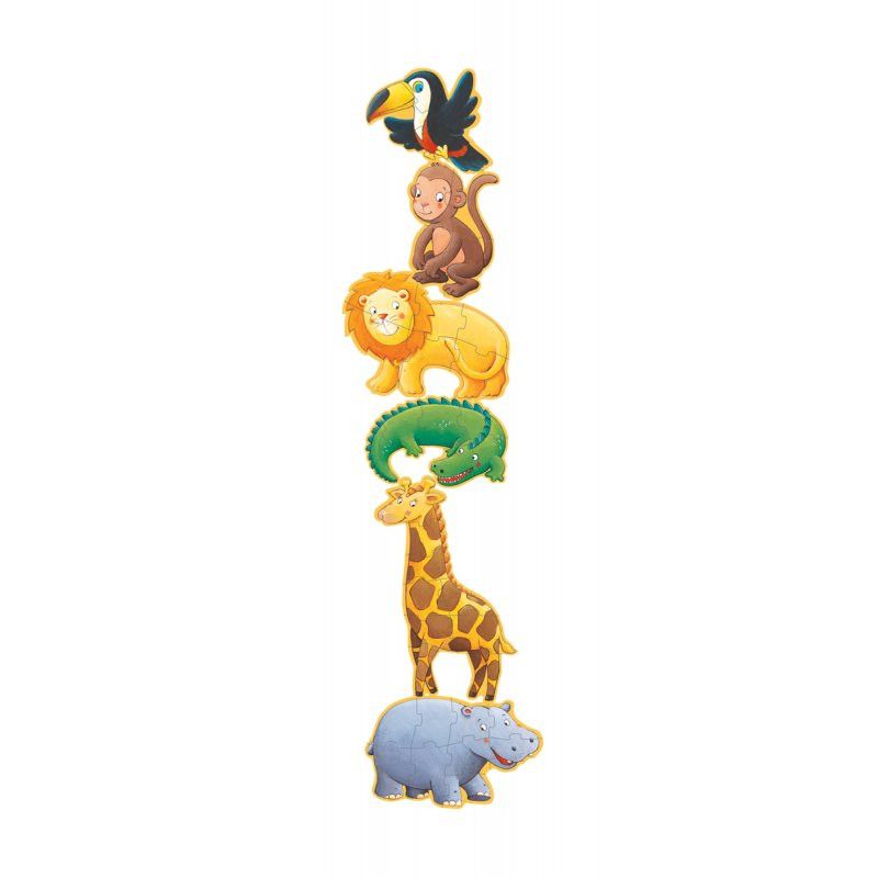 Segunda imagen del Puzzle evolutivo gigante Ouistiti y sus amigos - Djeco
