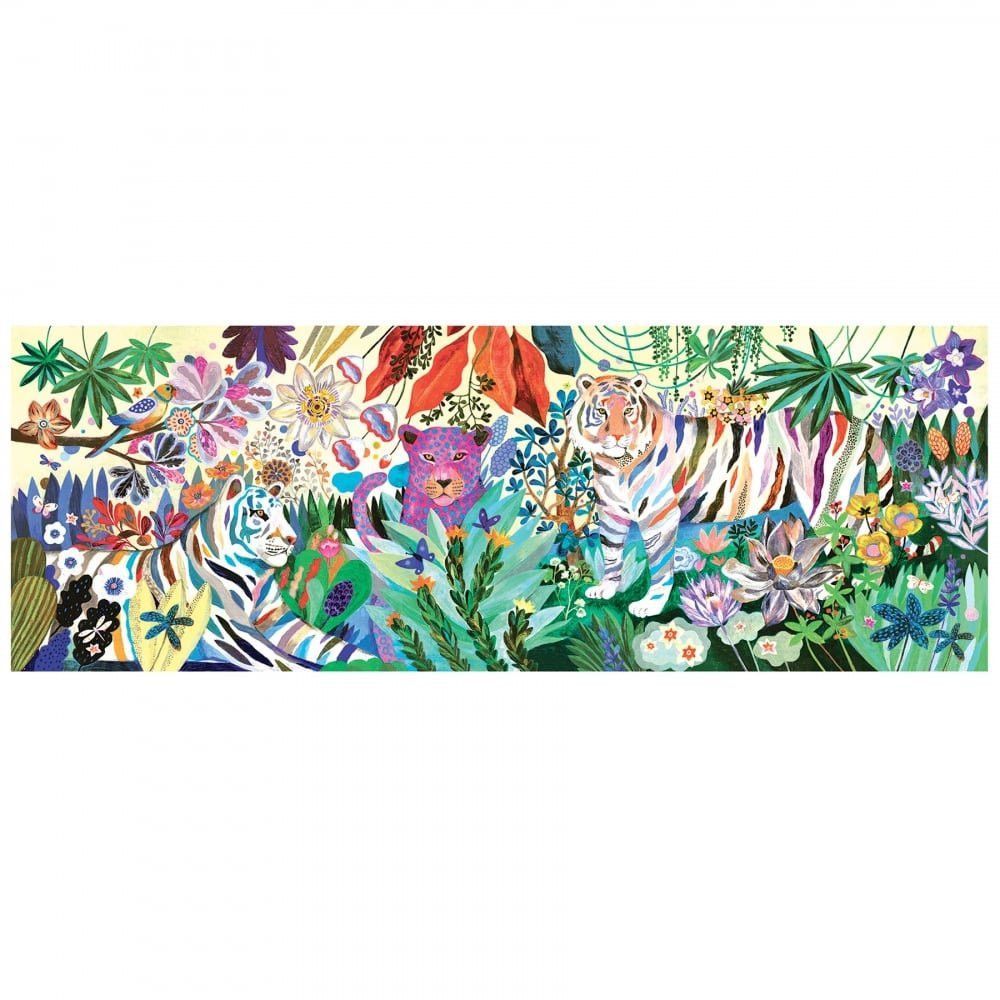 Primera imagen del Puzzle Rainbow Tigers - 1.000 piezas - Djeco