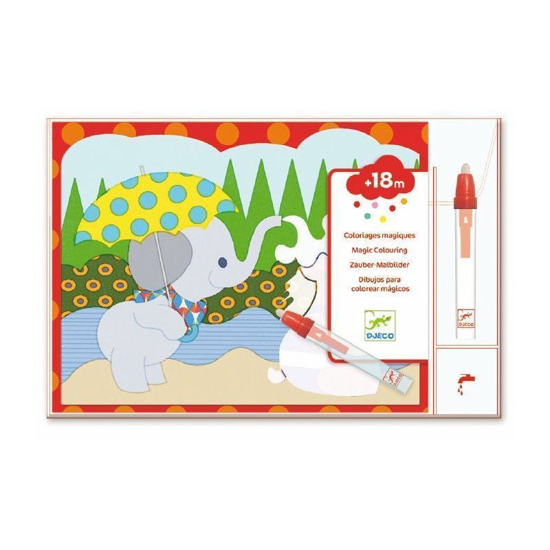 Primera imagen de Dibujos para colorear mágicos - Escondido afuera - Djeco