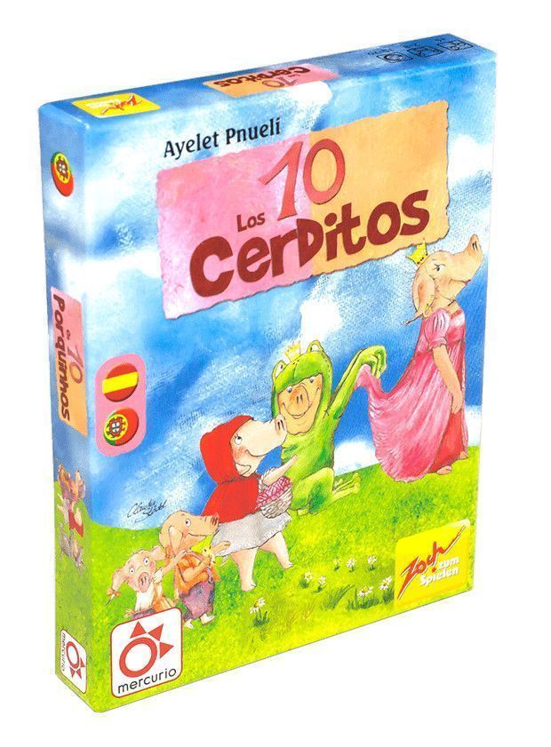 Cuarta imagen de Los 10 cerditos - juego de cartas Matemáticas - Mercurio