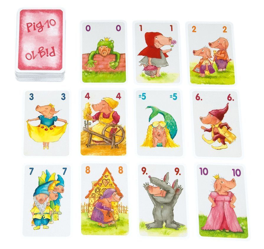 Segunda imagen de Los 10 cerditos - juego de cartas Matemáticas - Mercurio