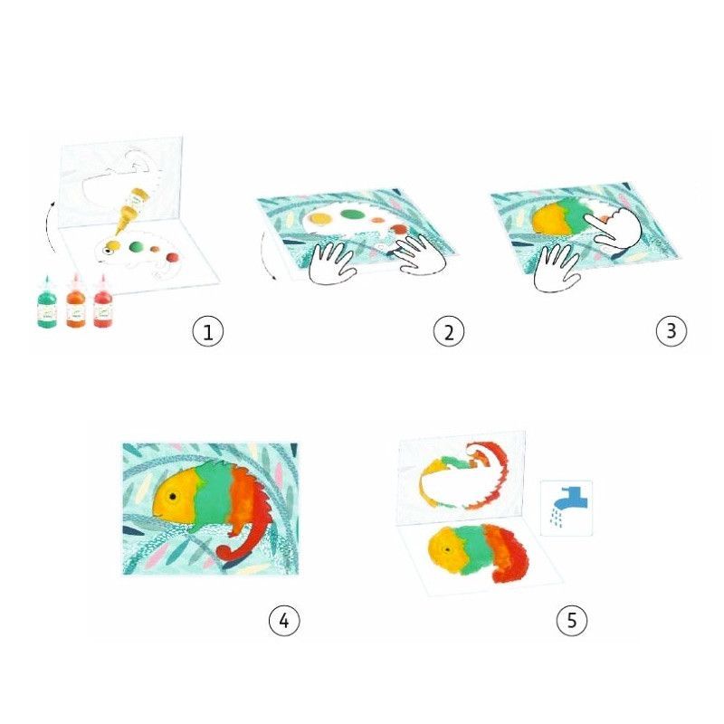 Tercera imagen del Taller de manualidades "Un Pequeño Pintarrajeo" - Djeco