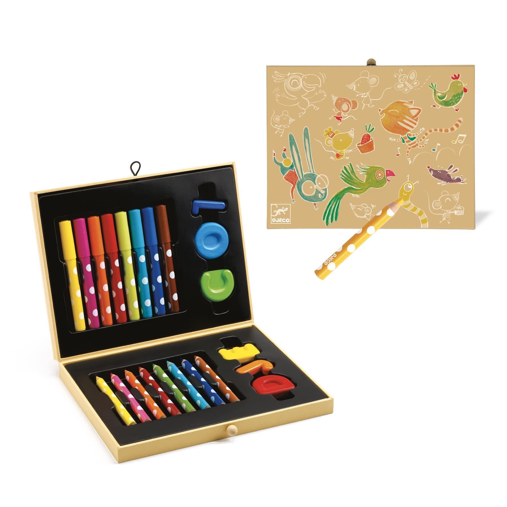 Segunda imagen de la Caja de colores para niños - Djeco