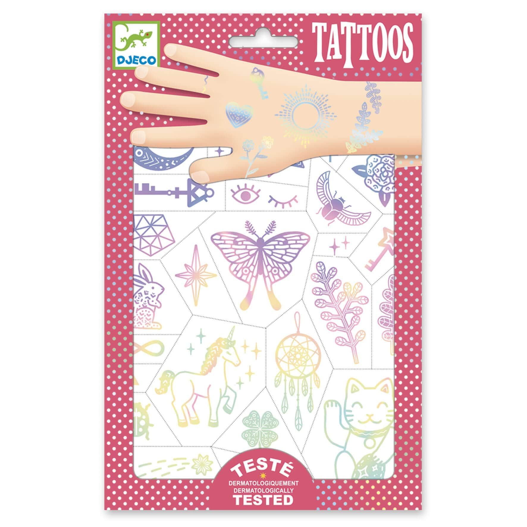 Primara imagen de Tatuajes infantiles - Amuletos de la suerte - Djeco