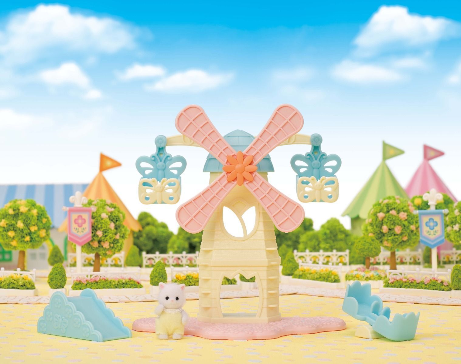 Primera imagen del Parque con molino de viento para bebés - Sylvanian Families