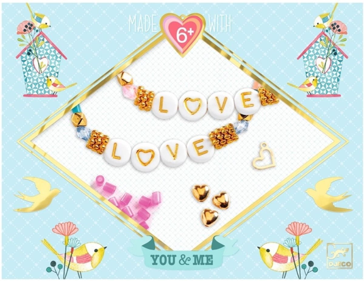 Primera imagen del Set de Manualidades Tu & yo Letras de Djeco