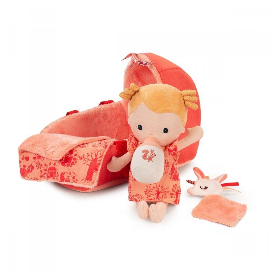 Primera imagen del Bebé Lena en canastilla de Lilliputiens