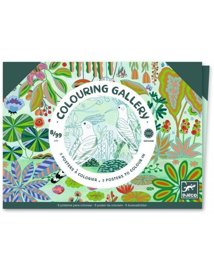 Primera imagen de los Pósters para colorear Colouring Gallery Salvajes