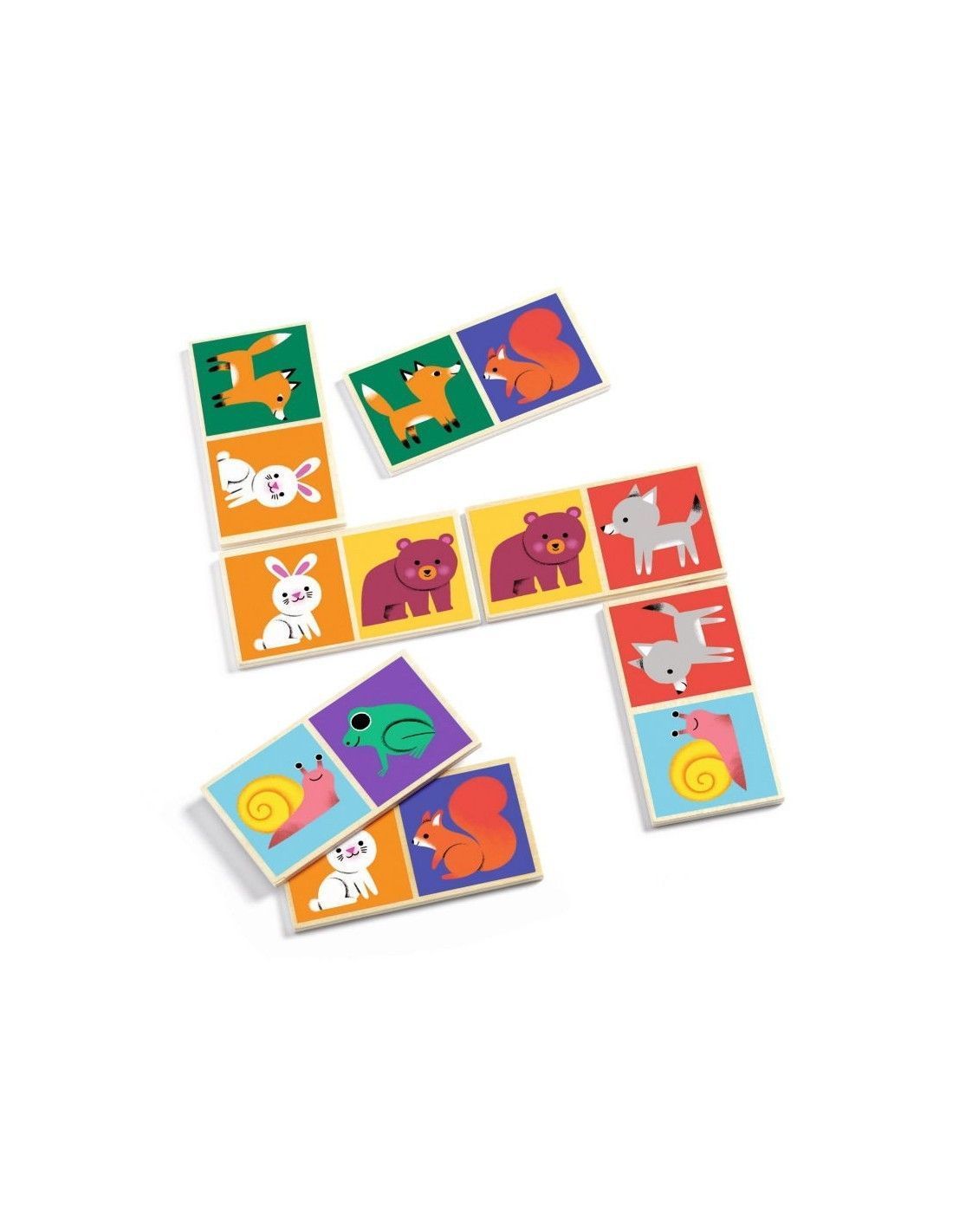 Segunda imagen del Juego Educativo Domino Wood de Djeco
