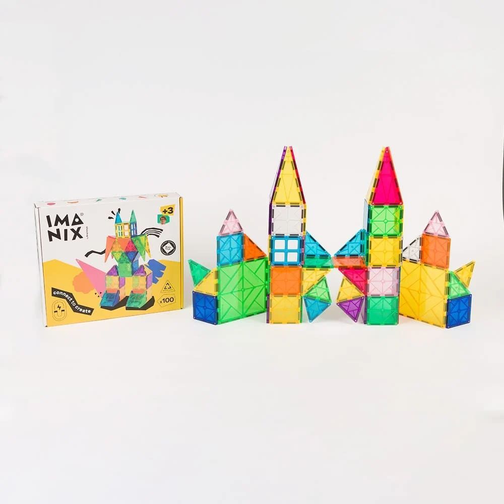 Tercera imagen del BrainToys Imanix Classic 100 pzas. Juego de construcción magnética
