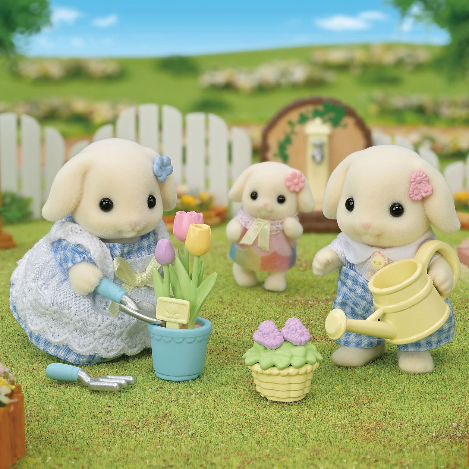 Séptima imagen del Set Hermanos Conejo Flora de Sylvanian Families