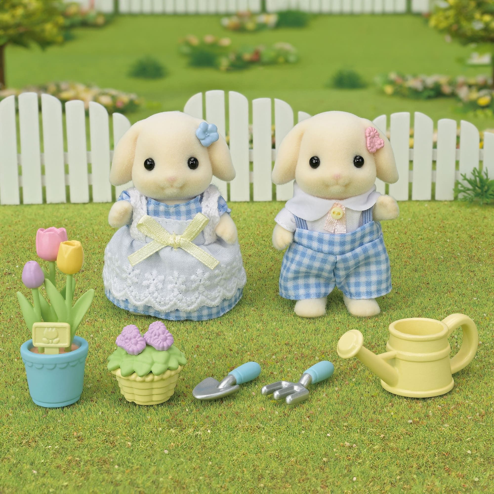 Sexta imagen del Set Hermanos Conejo Flora de Sylvanian Families