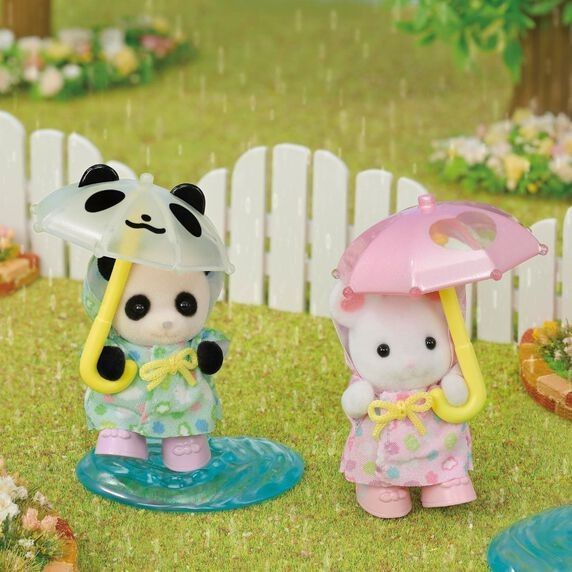 Cuarta imagen de Amigos de la Guardería. Día de LLuvia de Sylvanian Families