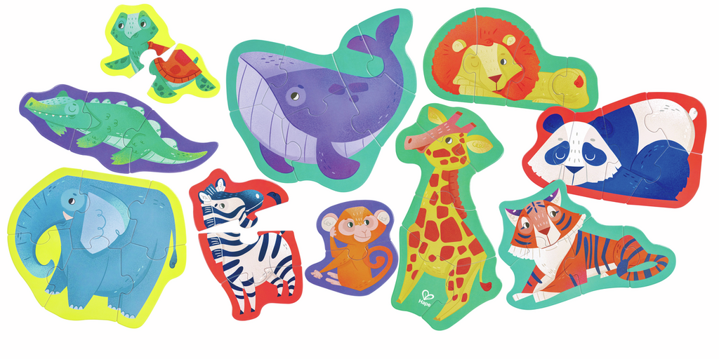 Segunda imagen del Puzzle Amigos de la Jungla de Hape