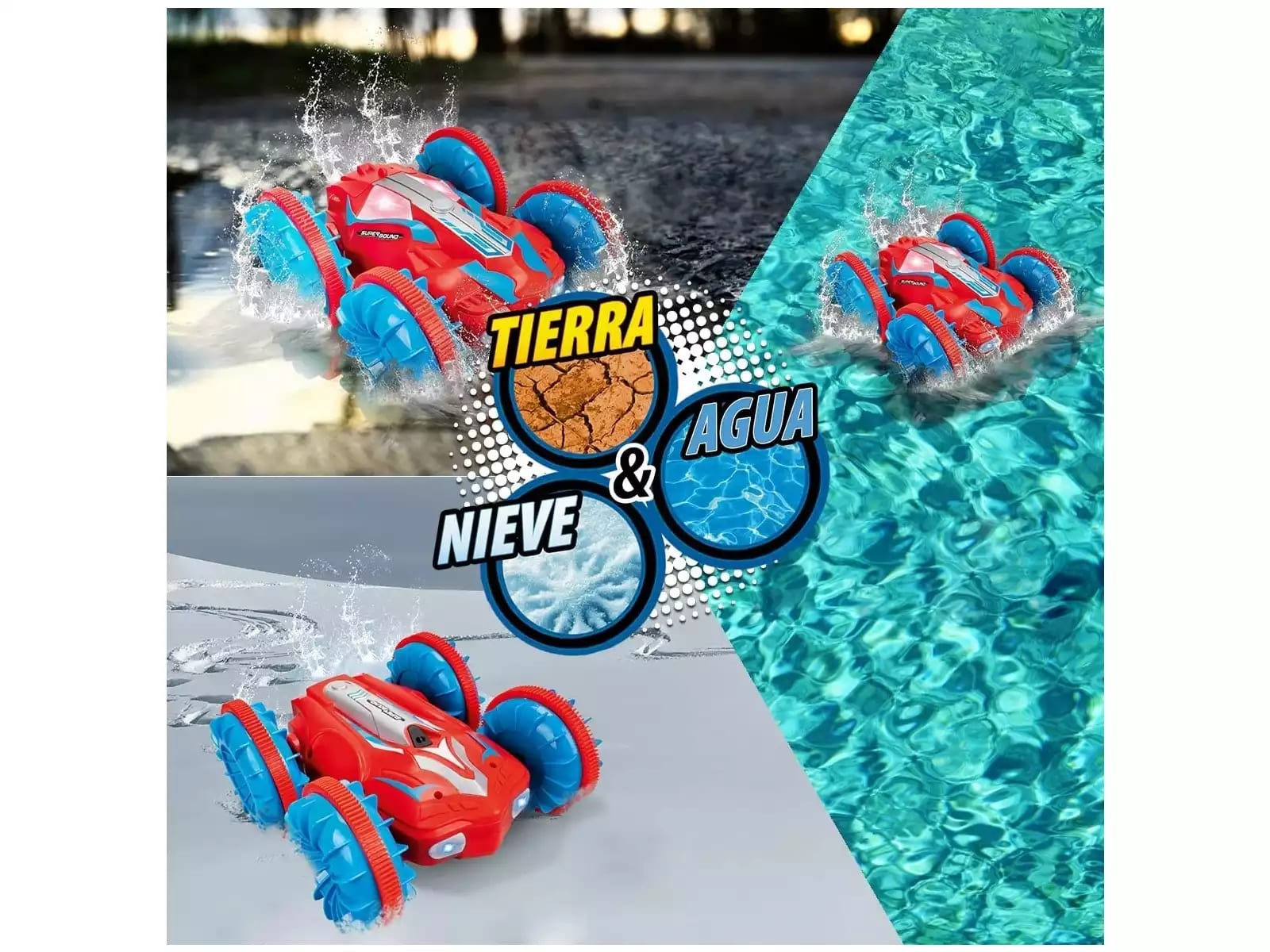 Coche R/C SuperBound Anfibio y Reversible - Imagen 3